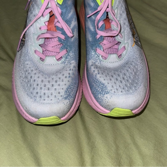 HOKA One Mach 6 Illusion Dusk Running Shoes Sneakers 10 Pink Gray Trail - Picture 6 of 9